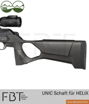 Albero in carbonio UNIC Revolution di FBT | per modello Merkel HELIX 9 Arma Merkel Helix | asta UNIC in carbonio