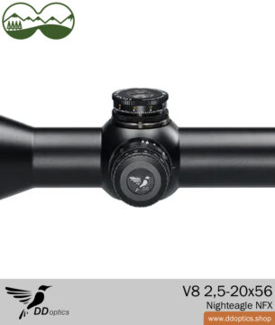 Riflescope Nighteagle V8 2.5-20x56 NFX | A4N | MRAD | DDoptics