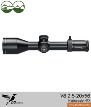 DDoptics riflescope Nighteagle V8 2.5-20x56 NFX | A4N | MRAD