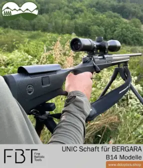 UNIC Carbonschaft von FBT | für BERGARA B14 Modelle | Short Action 1 Bergara B14 Modelle | UNIC Carbonschaft
