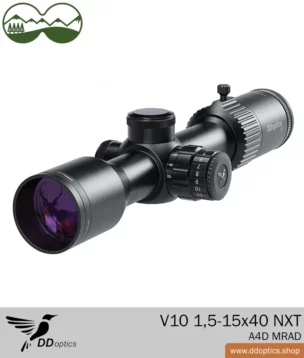 DDoptics Zielfernrohr V10 1,5-15x40 NXT MRAD | A4D