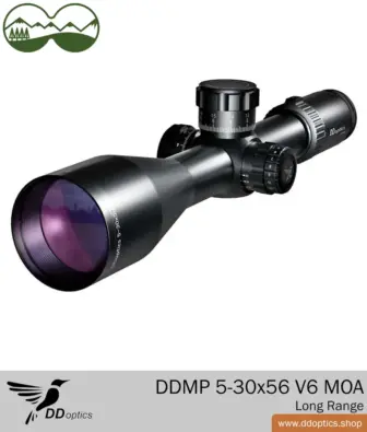 Riflescopios 5 Visor DDoptics 5-30×56 DDMP Long Range | V6 | tac-A | Ajuste MOA - Gen 3