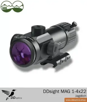 DDoptics DDsight MAG 1-4x22 vedere RedDot | reticul de vânătoare