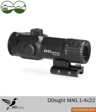 Cannocchiale da puntamento, Binocolo DDoptics, Calcio in carbonio UNIC | DDoptics Shop Pagina iniziale 39 Mirino DDoptics DDsight MAG 1-4x22 a punto rosso