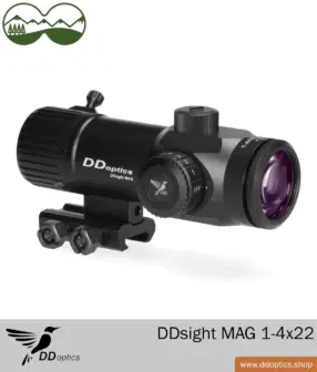 Vedere RedDot DDsight MAG 1-4x22 de la DDoptics | Reticul tactic | Control manual al punctului roșu 10 DDsight MAG 1-4x22 vedere RedDot DDoptics