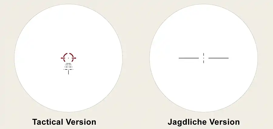 DDsight MAG reticle versions | Tactical and hunting