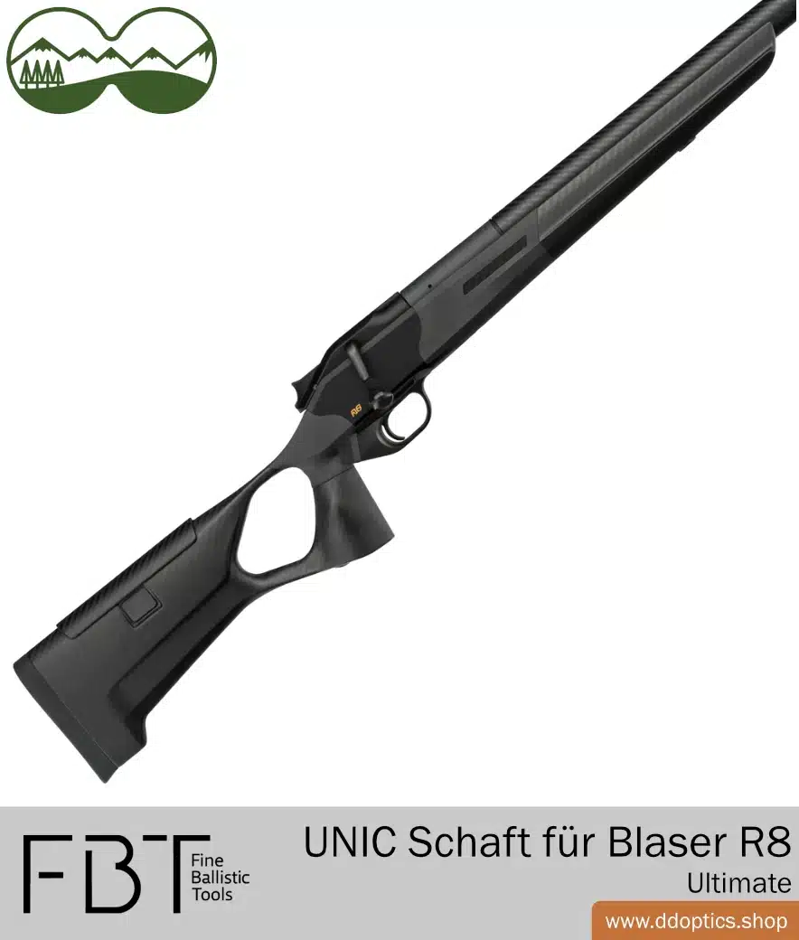 UNIC Revolution Carbon Schaft von FBT | für Modell Blaser R8 Ultimate | geteilter Schaft 2 UNIC Revolution Carbonschaft für Blaser R8 Ultimate Waffe