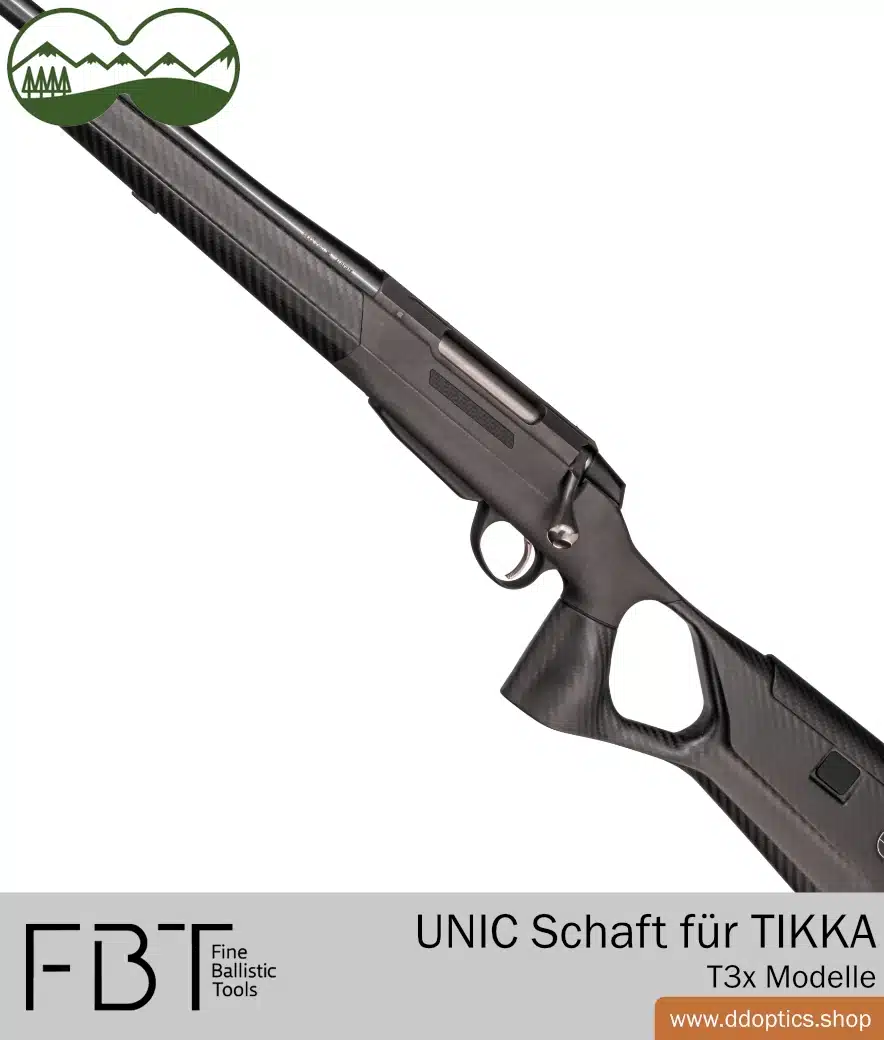 UNIC Revolution Carbonschaft von FBT | für Tikka T3x Lite Waffe 3 UNIC Revolution carbon stock for Tikka T3x Lite and Varmint rifles