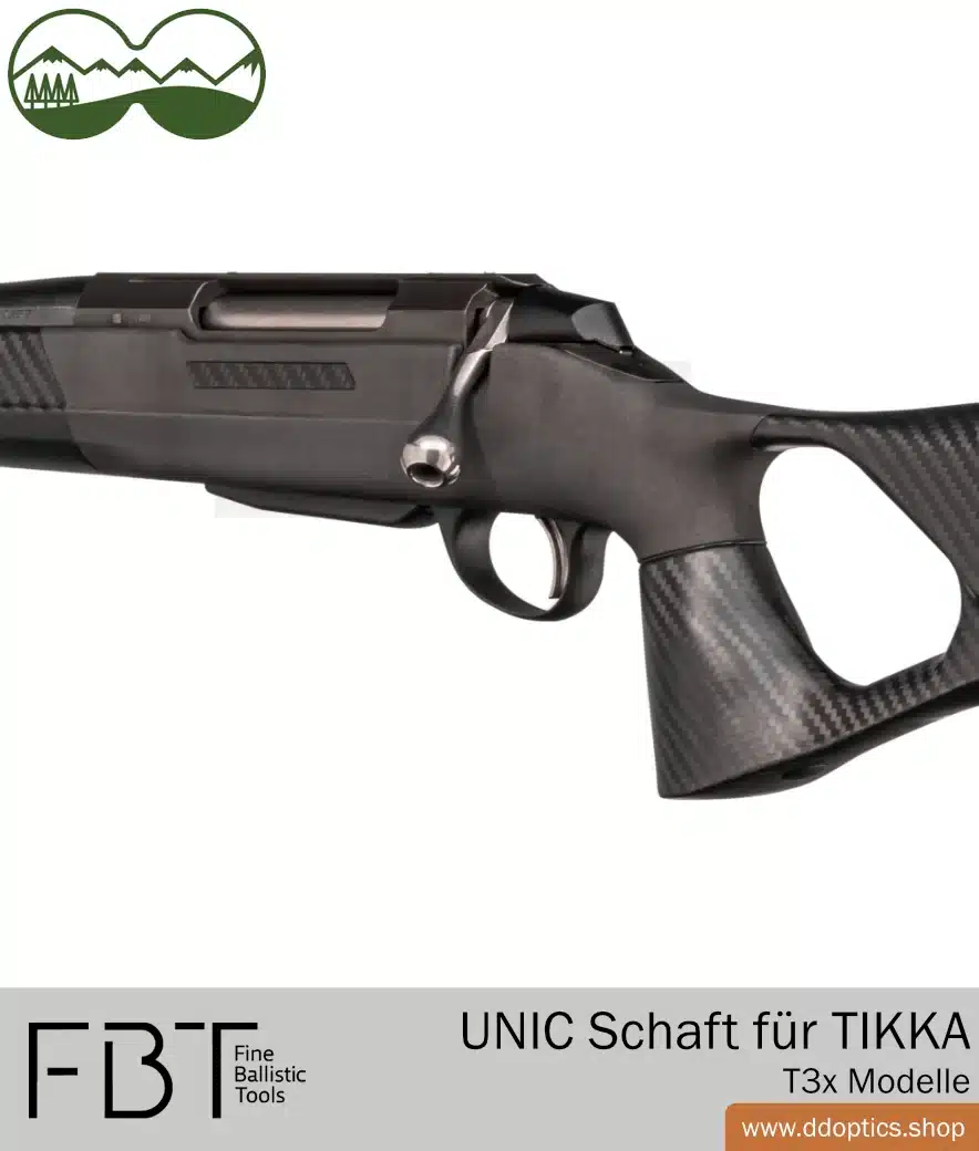 UNIC Revolution Carbonschaft von FBT | für Tikka T3x Lite Waffe 4 UNIC Revolution carbon stock for Tikka T3x Lite and Varmint rifles