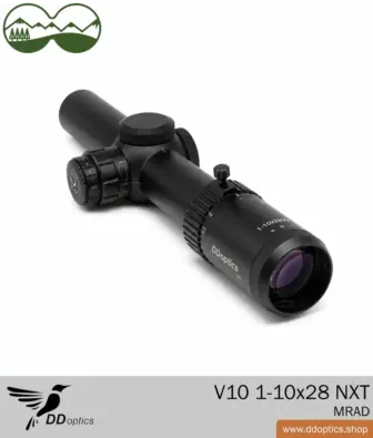 Objectif à lunette DDoptics V10 1-10x28 NXT