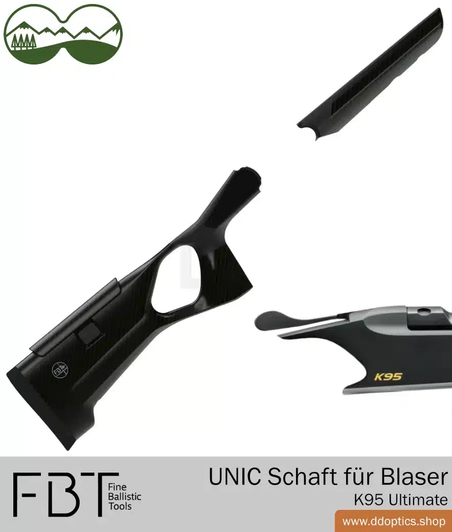 UNIC Revolution Carbon Schaft von FBT | für Blaser K95 Ultimate 2 UNIC Blaser K95 Ultimate | Revolution Carbonschaft | Fine Ballistic Tools